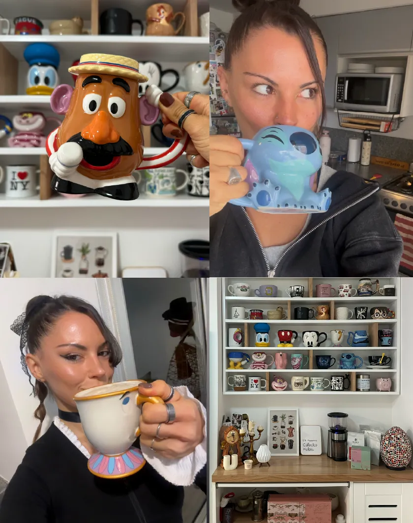 Colección de tazas de café